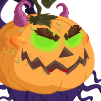 Evil Pumpkin Dragon